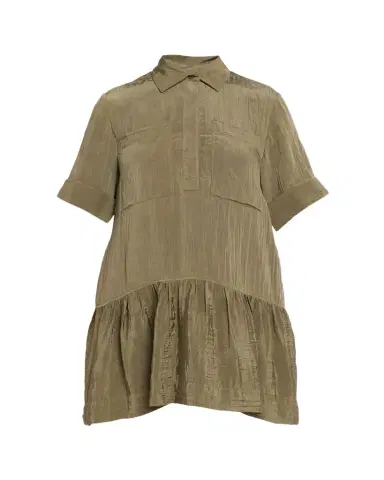Simkhai Cris Short-Sleeve Shirtdress | Thumbnail 1 Simkhai Cris Short-Sleeve Shirtdress | Thumbnail 1