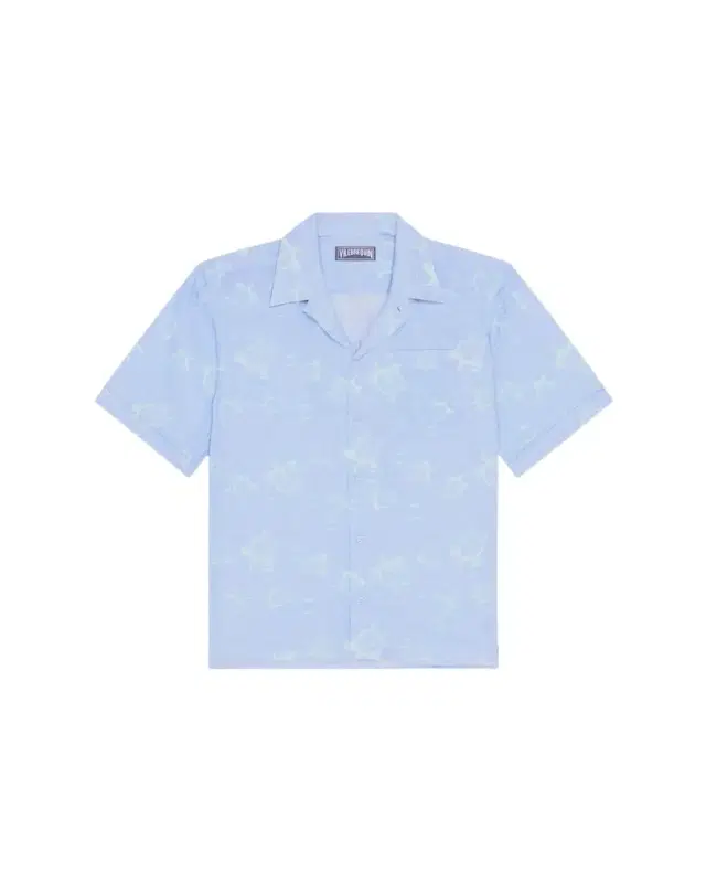 Men's Bubble Turtles Linen Short-Sleeve Shirt