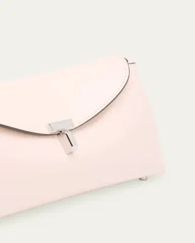 TOTEME Mini T-Lock Leather Clutch Bag | Thumbnail 5 TOTEME Mini T-Lock Leather Clutch Bag | Thumbnail 5