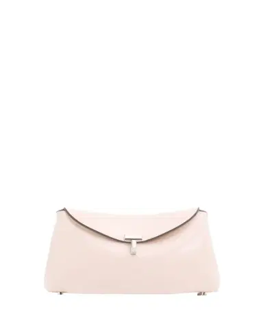 TOTEME Mini T-Lock Leather Clutch Bag | Thumbnail 1 TOTEME Mini T-Lock Leather Clutch Bag | Thumbnail 1