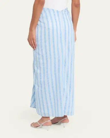 Simkhai Liorra Draped Midi Skirt | Thumbnail 3 Simkhai Liorra Draped Midi Skirt | Thumbnail 3