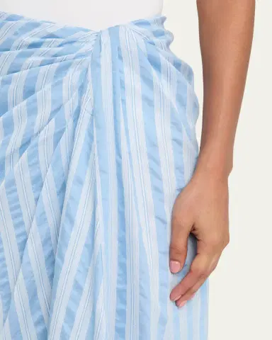 Simkhai Liorra Draped Midi Skirt | Thumbnail 5 Simkhai Liorra Draped Midi Skirt | Thumbnail 5