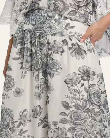 Kobi Halperin Lidia Floral-Print Midi Skirt | Thumbnail 5 Kobi Halperin Lidia Floral-Print Midi Skirt | Thumbnail 5