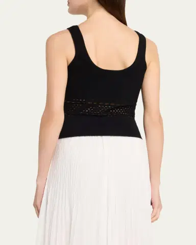 Simkhai Fitzgerald Open-Work Tank Top | Thumbnail 3 Simkhai Fitzgerald Open-Work Tank Top | Thumbnail 3