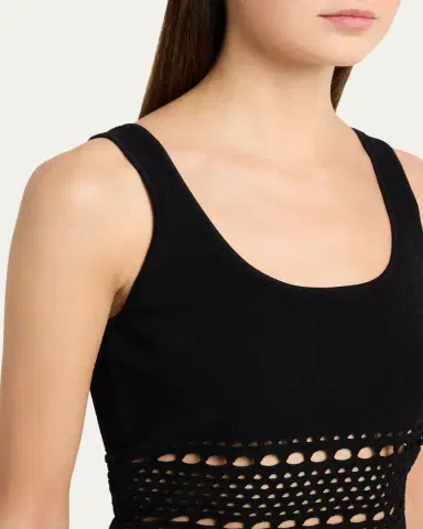 Simkhai Fitzgerald Open-Work Tank Top | Thumbnail 5 Simkhai Fitzgerald Open-Work Tank Top | Thumbnail 5
