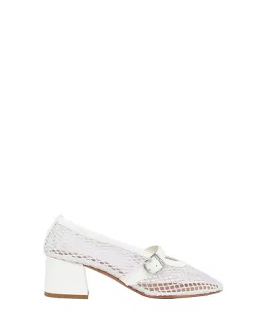 Alaïa 55mm Fishnet Ballerina Pumps | Thumbnail 1 Alaïa 55mm Fishnet Ballerina Pumps | Thumbnail 1