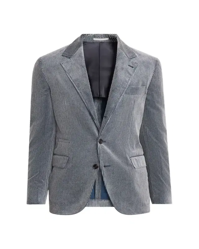 Brunello Cucinelli Men's Cotton and Cashmere Corduroy Single-Breasted Sport Coat