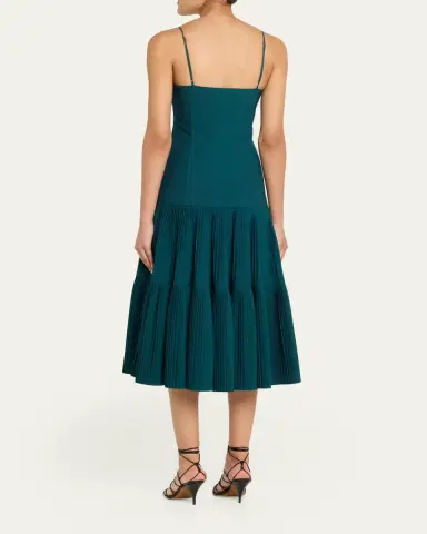 Ulla Johnson Matilda Wool Drop-Waist Midi Dress | Thumbnail 3 Ulla Johnson Matilda Wool Drop-Waist Midi Dress | Thumbnail 3