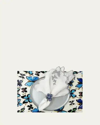 Nomi K Blue Butterfly Napkin Ring | Thumbnail 2 Nomi K Blue Butterfly Napkin Ring | Thumbnail 2