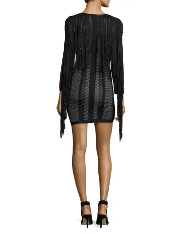 Simkhai Sefi V-Neck Cotton Mini Dress | Thumbnail 5 Simkhai Sefi V-Neck Cotton Mini Dress | Thumbnail 5