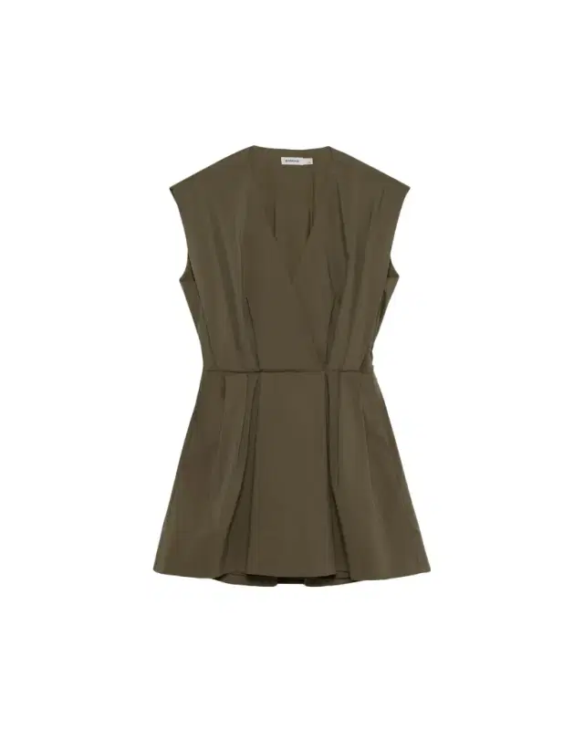 Sefi V-Neck Cotton Mini Dress