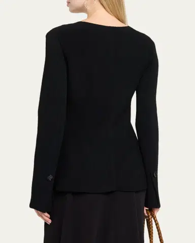 Proenza Schouler Sukki Boucle Collarless Jacket | Thumbnail 3 Proenza Schouler Sukki Boucle Collarless Jacket | Thumbnail 3