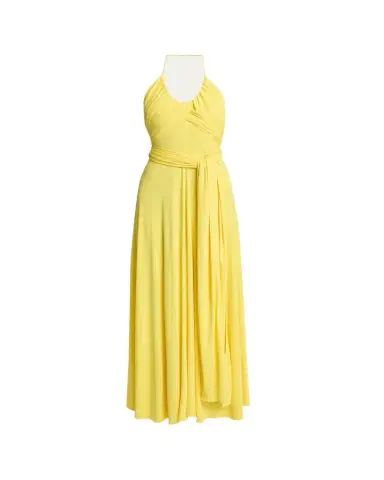 Alaïa Crossover Wrap Jersey Halter Maxi Dress | Thumbnail 1 Alaïa Crossover Wrap Jersey Halter Maxi Dress | Thumbnail 1