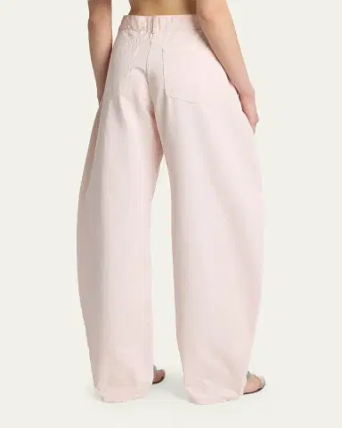 Alaïa Tinted Denim Barrel-Leg Pants | Thumbnail 3 Alaïa Tinted Denim Barrel-Leg Pants | Thumbnail 3