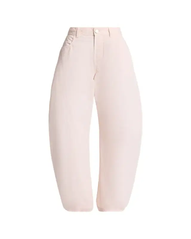 ALAÏA Tinted Denim Barrel-Leg Pants