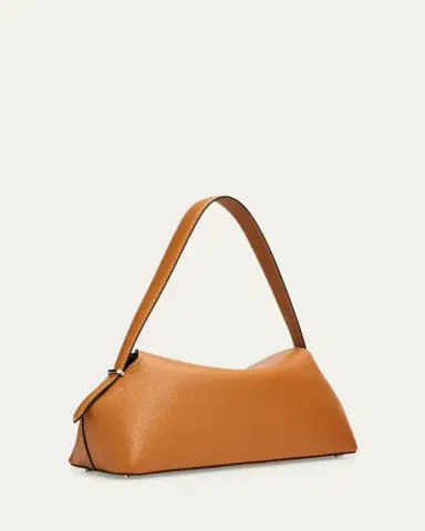 TOTEME Grained Leather T-Lock Shoulder Bag | Thumbnail 3 TOTEME Grained Leather T-Lock Shoulder Bag | Thumbnail 3