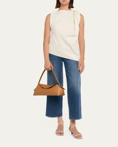 TOTEME Grained Leather T-Lock Shoulder Bag | Thumbnail 5 TOTEME Grained Leather T-Lock Shoulder Bag | Thumbnail 5