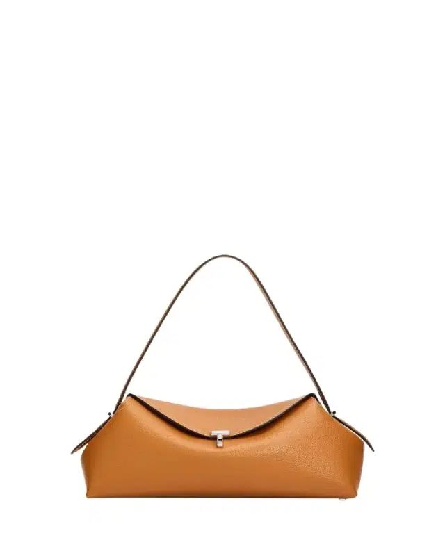 Toteme Grained Leather T-Lock Shoulder Bag