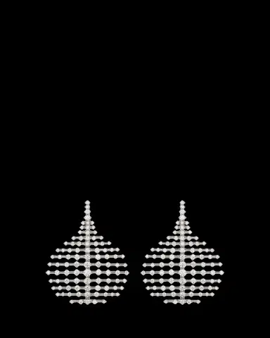 Fernando Jorge 18K White Gold Small Disco Earrings with Diamonds | Thumbnail 2 Fernando Jorge 18K White Gold Small Disco Earrings with Diamonds | Thumbnail 2