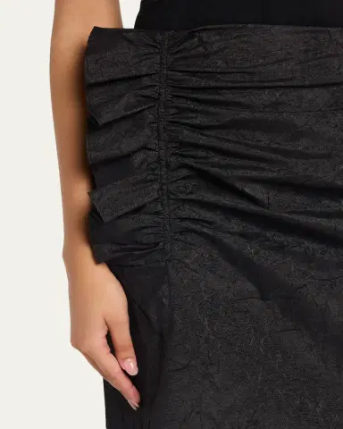 Ulla Johnson Ellis Taffeta Midi Skirt | Thumbnail 5 Ulla Johnson Ellis Taffeta Midi Skirt | Thumbnail 5