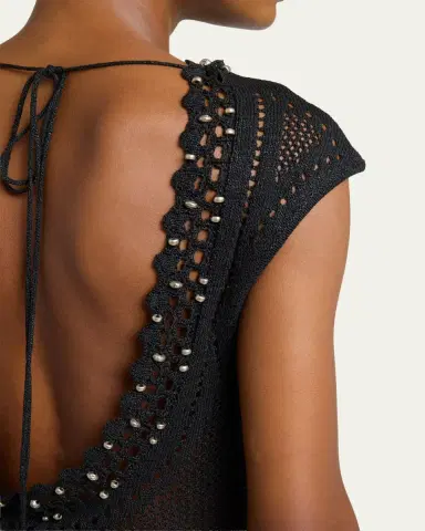 Isabel Marant Metorie Backless Crochet Knit Top | Thumbnail 5 Isabel Marant Metorie Backless Crochet Knit Top | Thumbnail 5