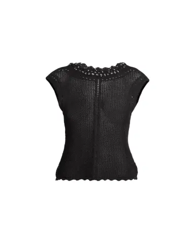Isabel Marant Metorie Backless Crochet Knit Top | Thumbnail 1 Isabel Marant Metorie Backless Crochet Knit Top | Thumbnail 1
