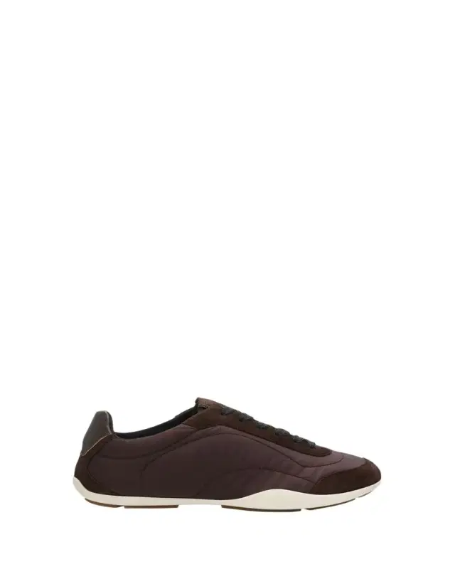 Brunello Cucinelli Nylon Suede Sneakers