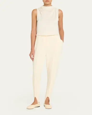 Stella McCartney High-Rise Jersey Stirrup Leggings | Thumbnail 2 Stella McCartney High-Rise Jersey Stirrup Leggings | Thumbnail 2