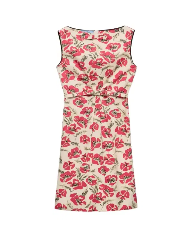 Floral Soft Poplin Dress