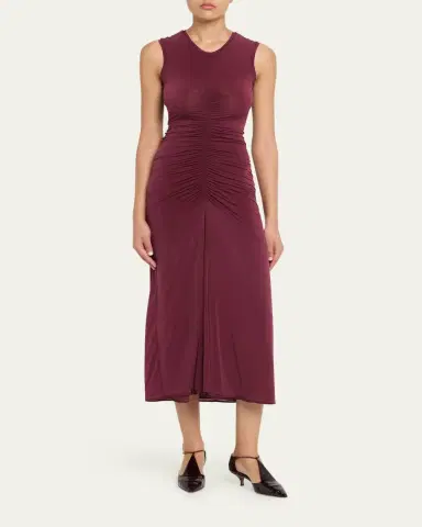 FFORME Gisela Sleeveless Ruched Jersey Dress | Thumbnail 2 FFORME Gisela Sleeveless Ruched Jersey Dress | Thumbnail 2