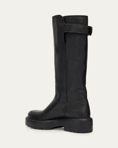 Miu Miu 55mm Leather Knee-High Lug-Sole Boots | Thumbnail 4