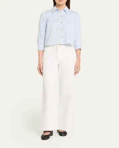 L'Agence Fawn Beach-Print Shirt | Thumbnail 2 L'Agence Fawn Beach-Print Shirt | Thumbnail 2