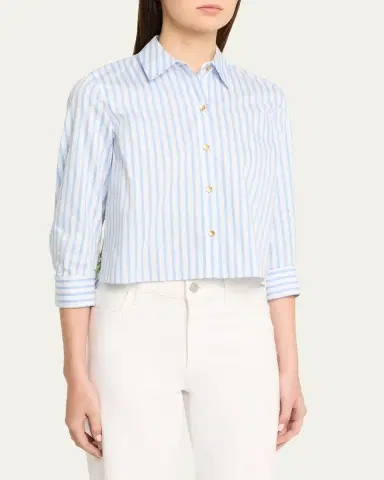L'Agence Fawn Beach-Print Shirt | Thumbnail 4 L'Agence Fawn Beach-Print Shirt | Thumbnail 4