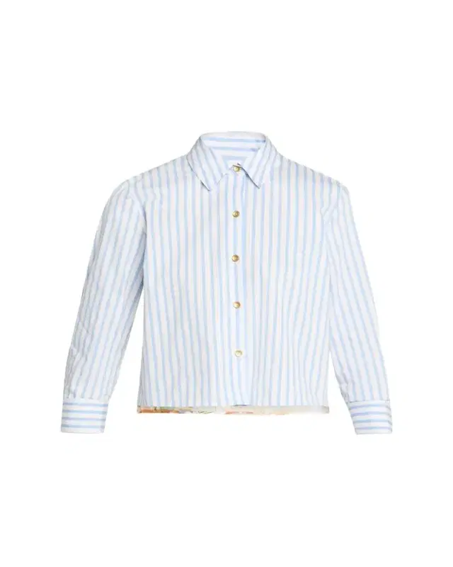 Fawn Beach-Print Shirt