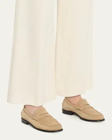 Prada Suede Moccasin Loafers | Thumbnail 2 Prada Suede Moccasin Loafers | Thumbnail 2