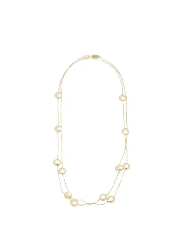Ippolita Long Hammered Pinball Layering Necklace in 18K Gold