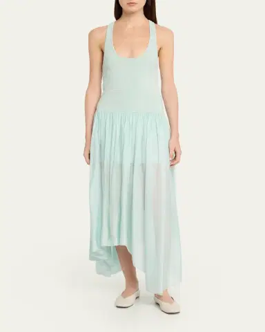 Maria McManus Wave Sheer Knit Asymmetric Midi Skirt | Thumbnail 2 Maria McManus Wave Sheer Knit Asymmetric Midi Skirt | Thumbnail 2