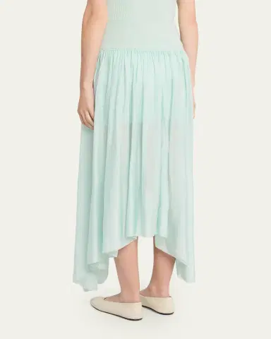 Maria McManus Wave Sheer Knit Asymmetric Midi Skirt | Thumbnail 3 Maria McManus Wave Sheer Knit Asymmetric Midi Skirt | Thumbnail 3