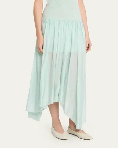 Maria McManus Wave Sheer Knit Asymmetric Midi Skirt | Thumbnail 4 Maria McManus Wave Sheer Knit Asymmetric Midi Skirt | Thumbnail 4