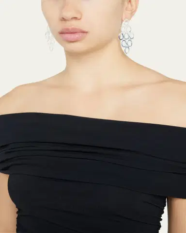 Ippolita Open Oval Cascade Earrings in Sterling | Thumbnail 2 Ippolita Open Oval Cascade Earrings in Sterling | Thumbnail 2