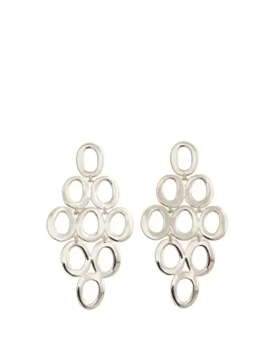 Ippolita Open Oval Cascade Earrings in Sterling | Thumbnail 1 Ippolita Open Oval Cascade Earrings in Sterling | Thumbnail 1