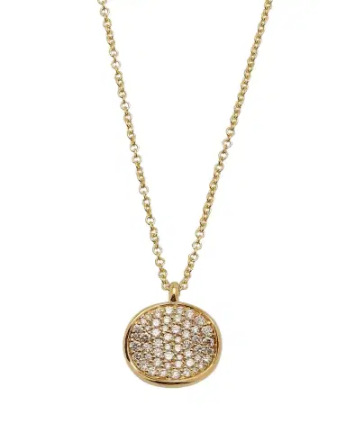 Ippolita Small Flower Pendant Necklace in 18K Gold with Diamonds | Thumbnail 1