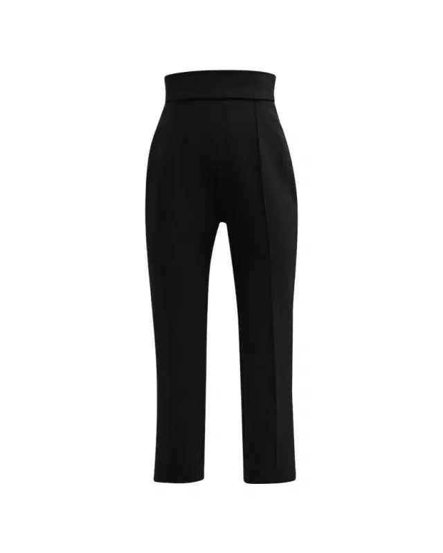 Carolina Herrera High-Rise Skinny-Leg Ankle Crepe Pants