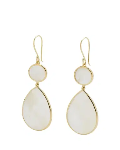 Ippolita Snowman 2-Stone Drop Earrings in 18K Gold | Thumbnail 1