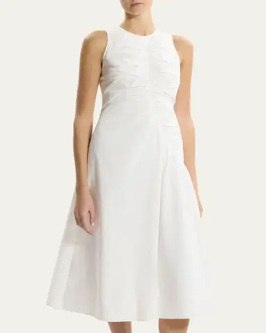 Theory Asymmetric Ruched Tank Dress | Thumbnail 4 Theory Asymmetric Ruched Tank Dress | Thumbnail 4
