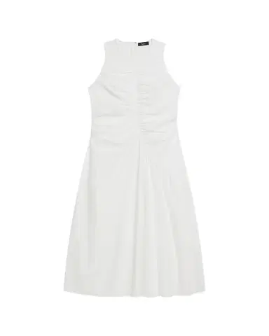 Theory Asymmetric Ruched Tank Dress | Thumbnail 1 Theory Asymmetric Ruched Tank Dress | Thumbnail 1