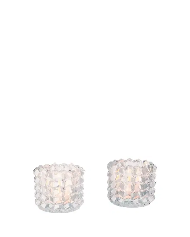 Baccarat Eye II Crystal Votives, Set of 2