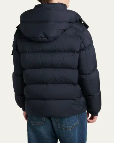Moncler Grenoble Men's Quilted Hooded Puffer Jacket | Thumbnail 3 Moncler Grenoble Men's Quilted Hooded Puffer Jacket | Thumbnail 3