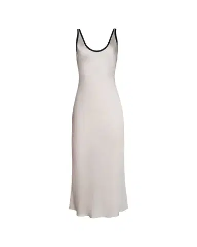 L'Agence Akiya Contrast-Trim Maxi Dress | Thumbnail 1 L'Agence Akiya Contrast-Trim Maxi Dress | Thumbnail 1