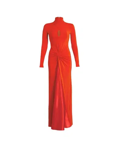 Silvia Tcherassi Birdy Twisted Cutout Long-Sleeve Maxi Dress | Thumbnail 1 Silvia Tcherassi Birdy Twisted Cutout Long-Sleeve Maxi Dress | Thumbnail 1